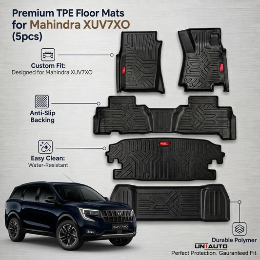 GFX Style Uniauto Tru Fit mats for Mahindra XUV7X0