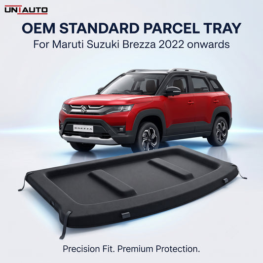رف أمتعة خلفي (Parcel Tray) قياسي أصلي لسيارة ماروتي سوزوكي فيتارا بريزا موديل 2022 فما فوق