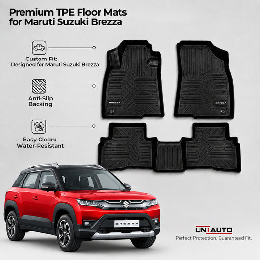 GFX Style Uniauto Tru Fit mats for Maruti Suzuki Brezza 2022 onwards