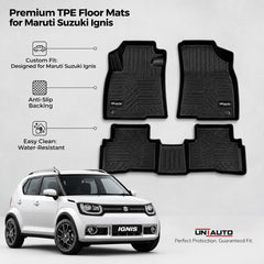 دواسات Uniauto Tru Fit بنمط GFX لسيارة ماروتي سوزوكي إيجنيس