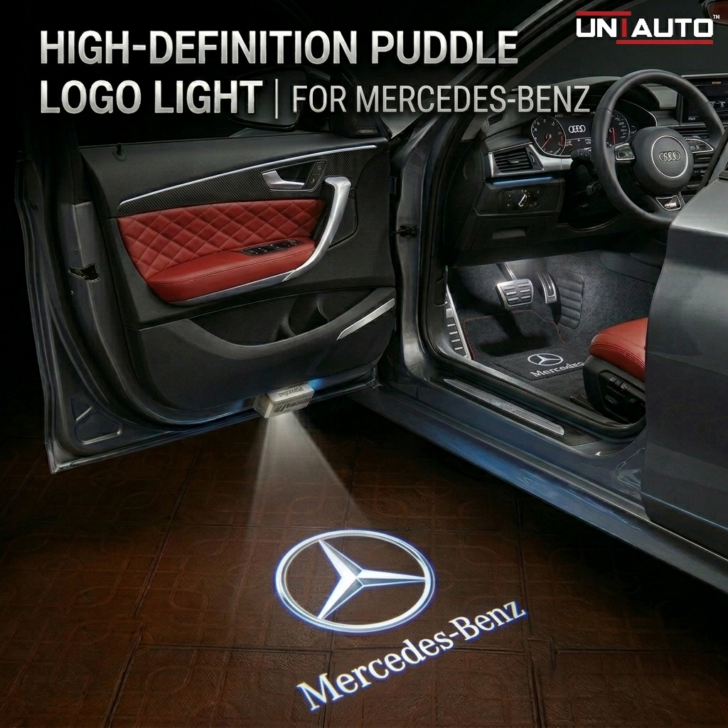 Shadow Light For Car | Plug N+ Play |Shadow/Ghost Light Projector for Car Door | Pack of 2