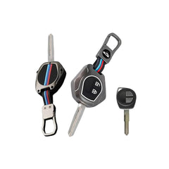 Metal Key Cover for Suzuki Grand Vitara, Brezza, Baleno, Swift, Fronx, XL6, Jimny, Ciaz, Dzire, Ertiga.