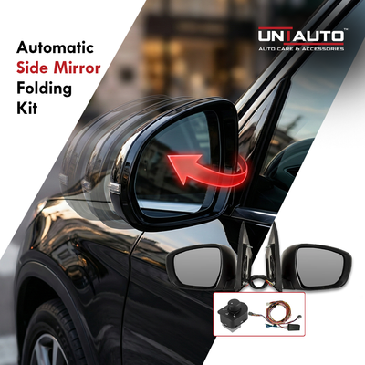 Auto fold ORVM or Mirror Upgrade kit | Top model Auto fold ORVM with switch and wiring for Base and mid models|