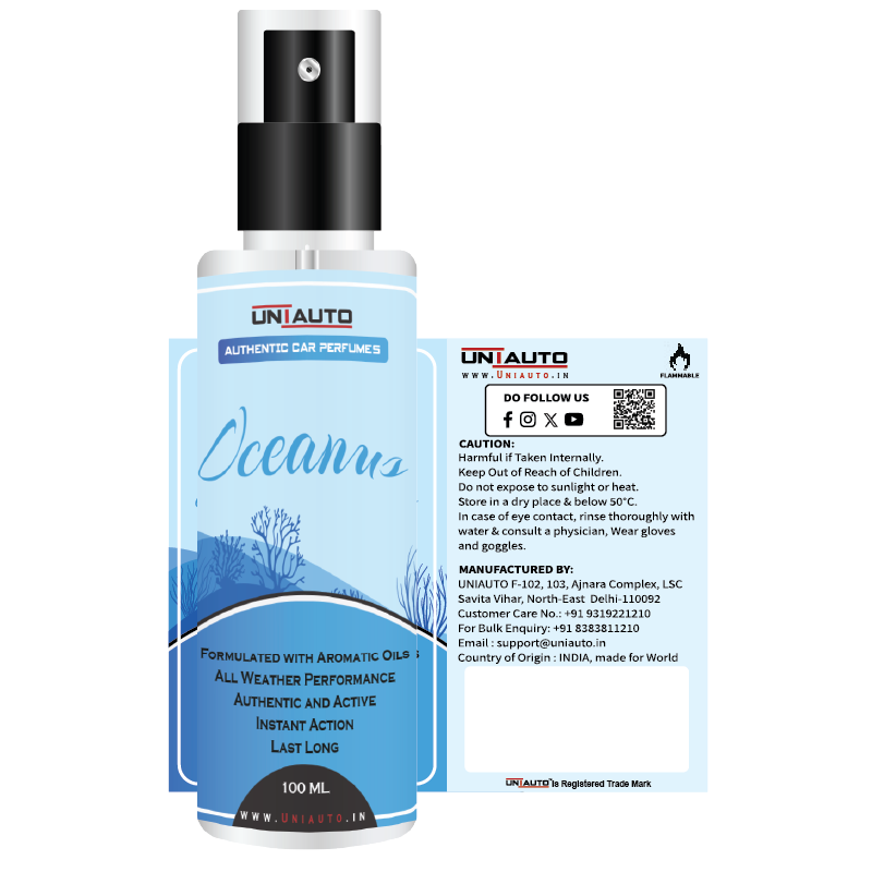 Uniauto Oceanus – Authentic Car Perfume a Wave of Refreshing Fragrance - 100ml