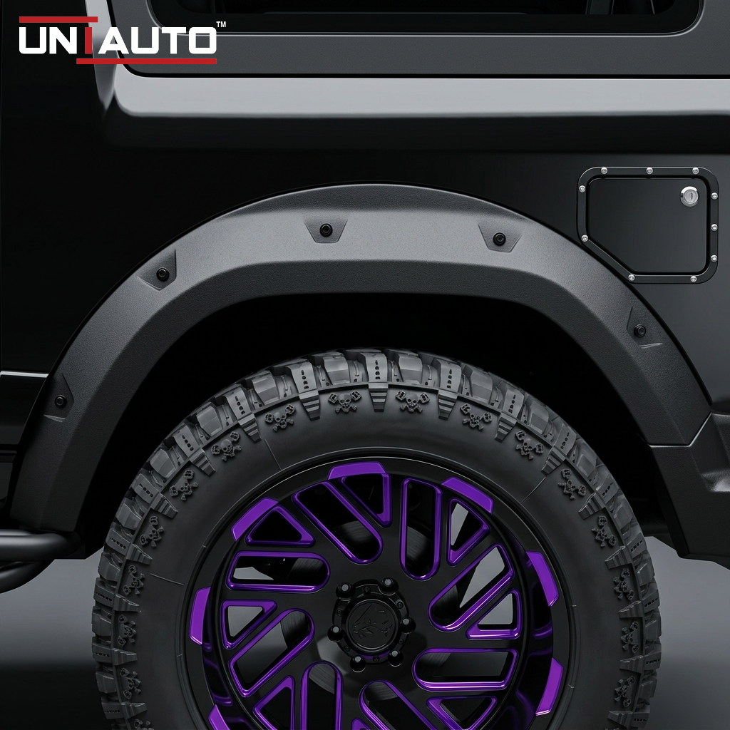 Extended Off-Road Fender Flare for Mahindra Thar 2020 (Set of 4Pcs)
