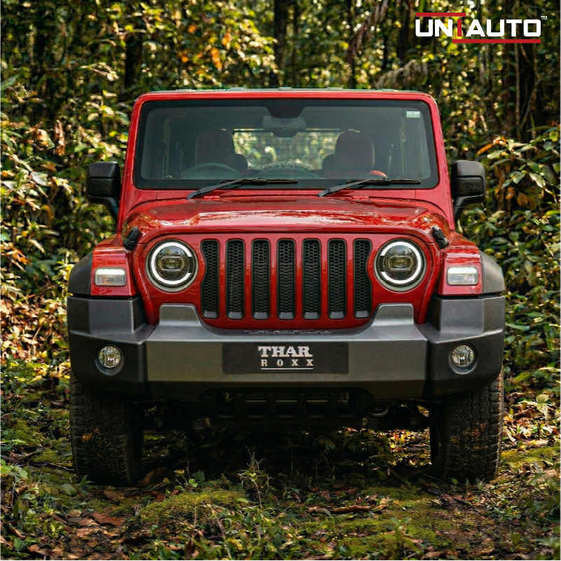 Wrangler Style ABS Front Grill for Mahindra Thar Roxx 2024 onwards
