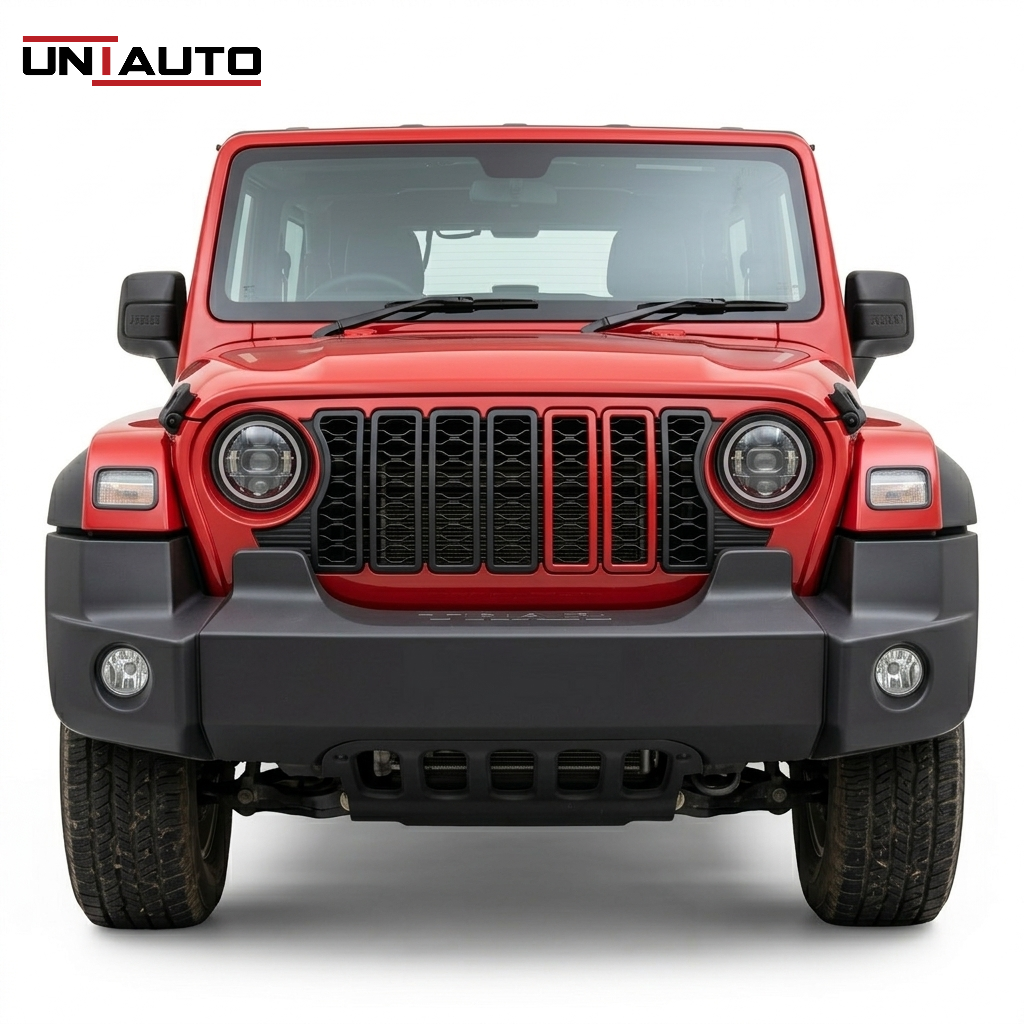 ABS Rubicon Style Front Grille for Mahindra Thar 2020-Onwards | Premium Aggressive Jeep-Inspired Design
