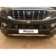 3 Inch Projector Foglamp Slot Lower Grill for Mahindra Scorpio N | Direct Fit Lower Bumper Fog Lamp Mount