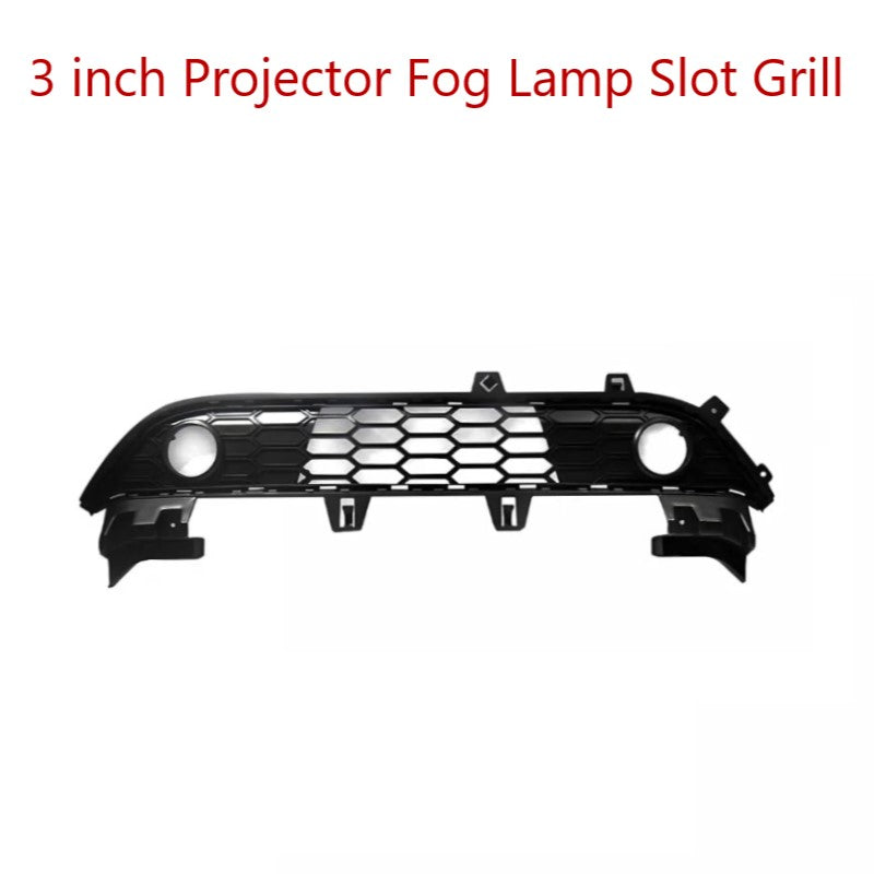 3 Inch Projector Foglamp Slot Lower Grill for Mahindra Scorpio N | Direct Fit Lower Bumper Fog Lamp Mount