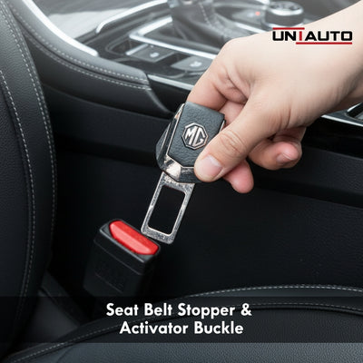 UNIAUTO Seat Belt Alarm Stopper And Seat Belt Activator | Buckle - Pack of 2