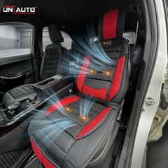 Universal Car Seat Ventilation & Massage Cushion with Cooling Fan | 12V Seat Cooler for All Cars & SUVs