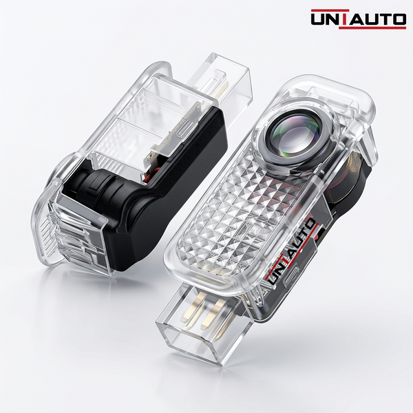 Shadow Light For Car | Plug N+ Play |Shadow/Ghost Light Projector for Car Door | Pack of 2