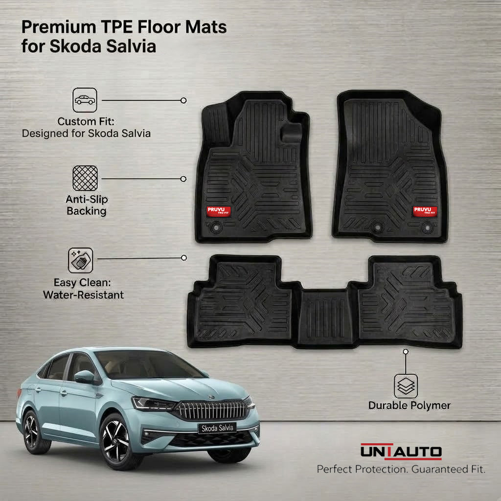 GFX Style Uniauto Tru Fit mats for Skoda Salvia