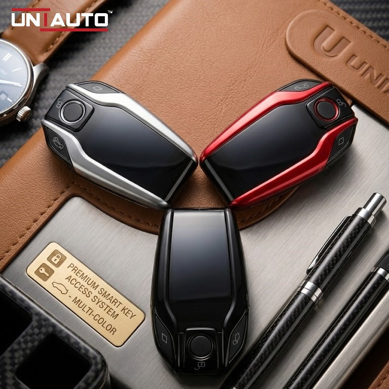 Uniauto Smart Universal Touch Car Key | USB Rechargeable Key with Display & Proximity Lock