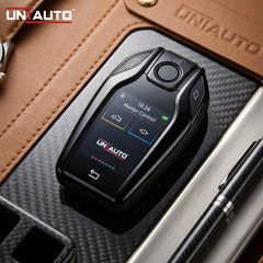 Uniauto Smart Universal Touch Car Key | USB Rechargeable Key with Display & Proximity Lock
