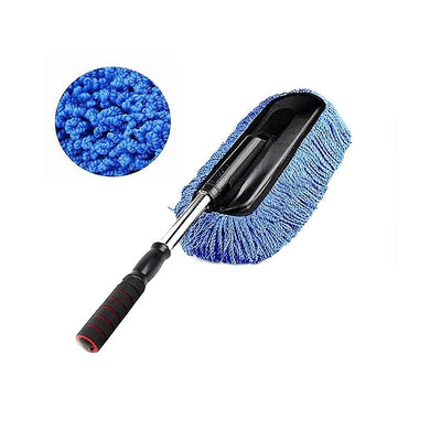 Uniauto Super Absorbent Power Microfiber Brush – Multi-Purpose Car Cleaning Tool for Interior & Exterior Dusting, Washing, and Polishing