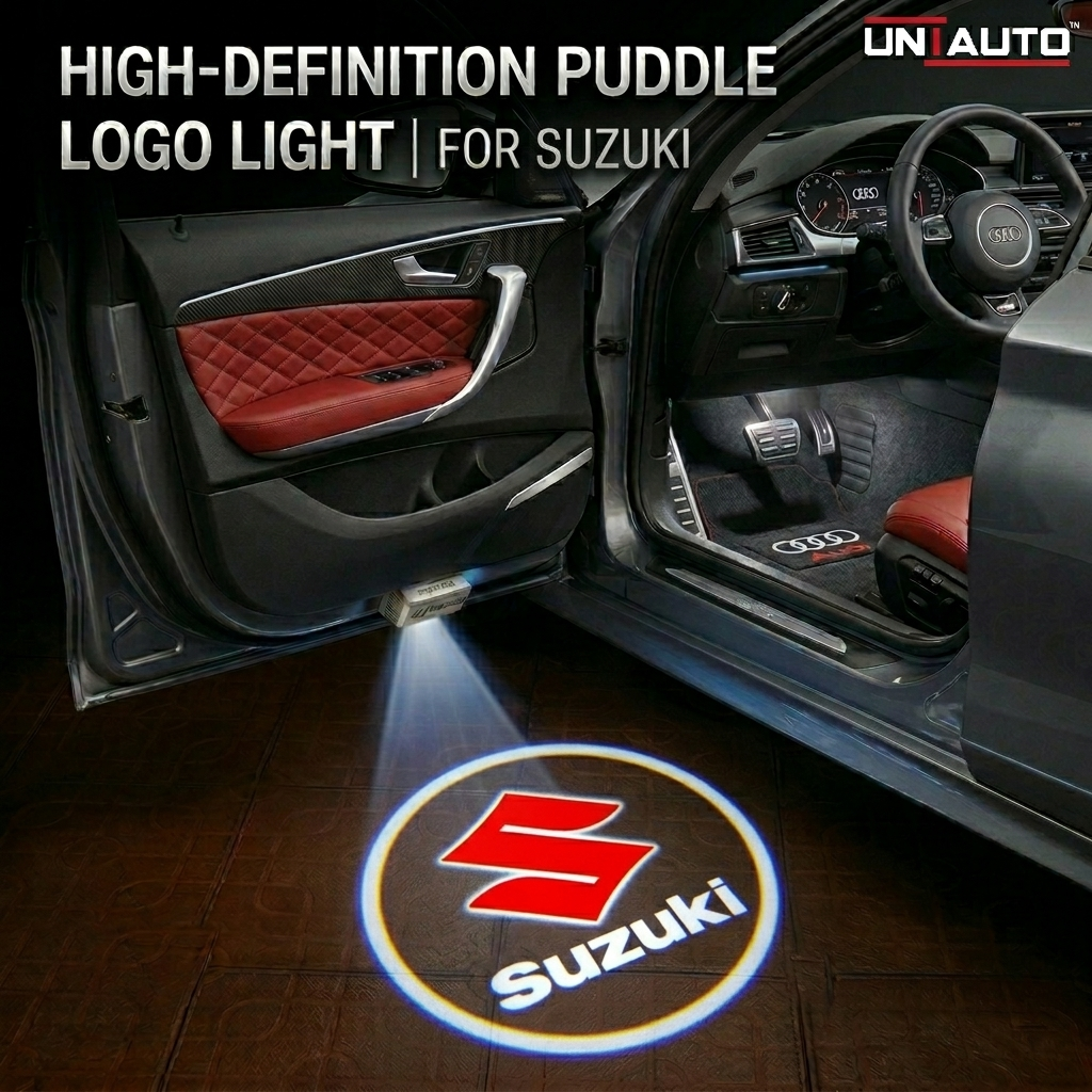 Shadow Light For Car | Plug N+ Play |Shadow/Ghost Light Projector for Car Door | Pack of 2