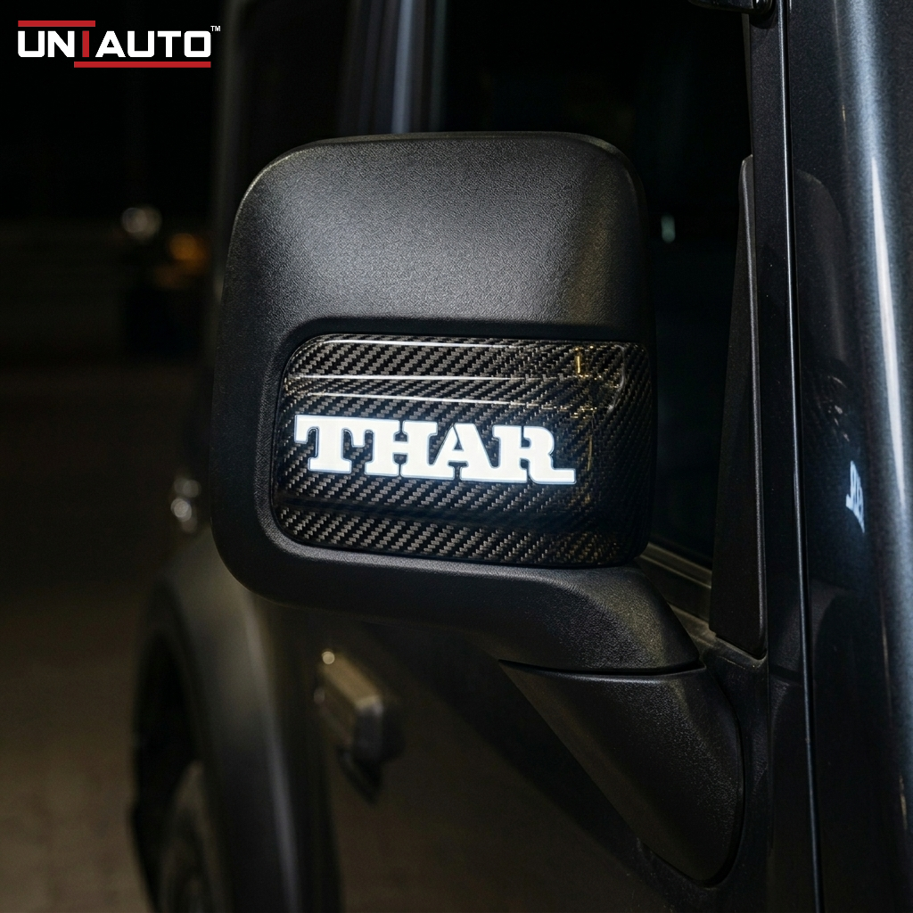 ORVM Cover with DRL & Matrix Style Turn Indicator for Mahindra Thar & Thar Roxx