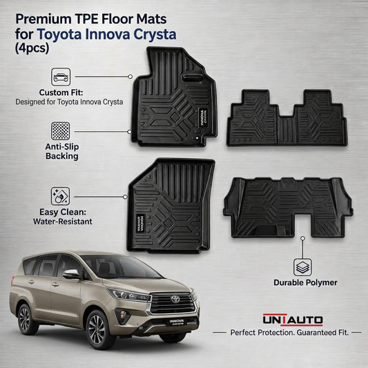 GFX Style Uniauto Tru Fit mats  for Toyota Innova Crysta