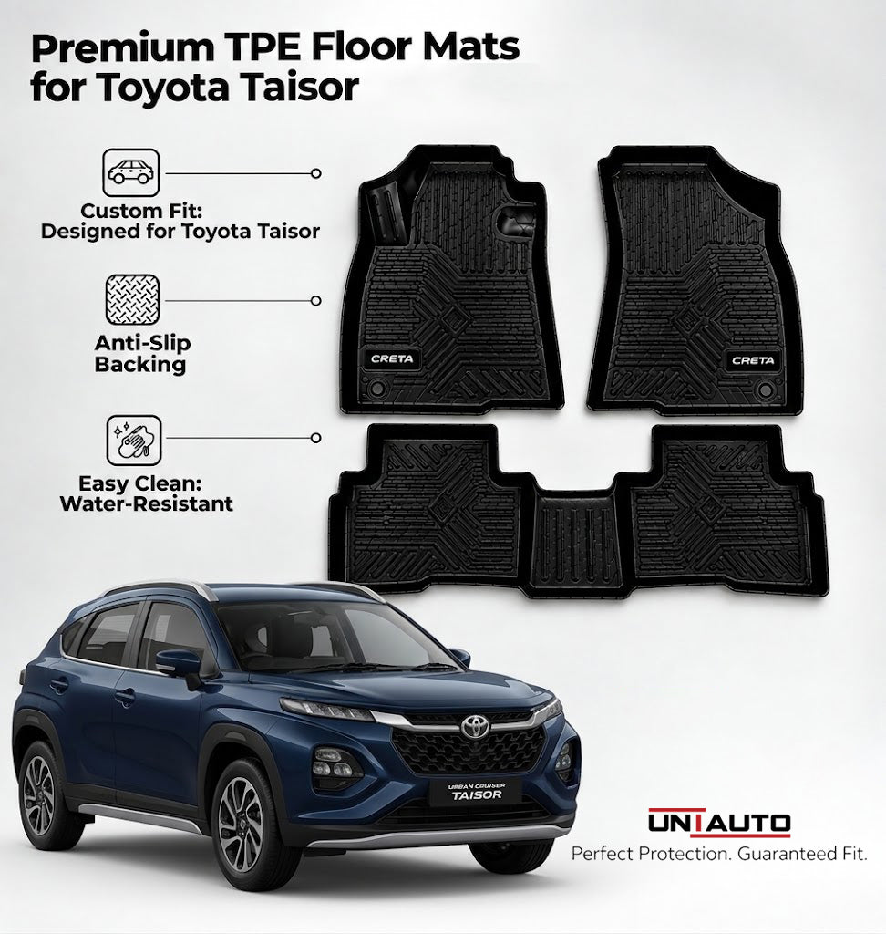 GFX Style Uniauto Tru Fit mats for Toyota Taisor