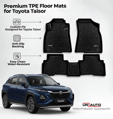 GFX Style Uniauto Tru Fit mats for Toyota Taisor