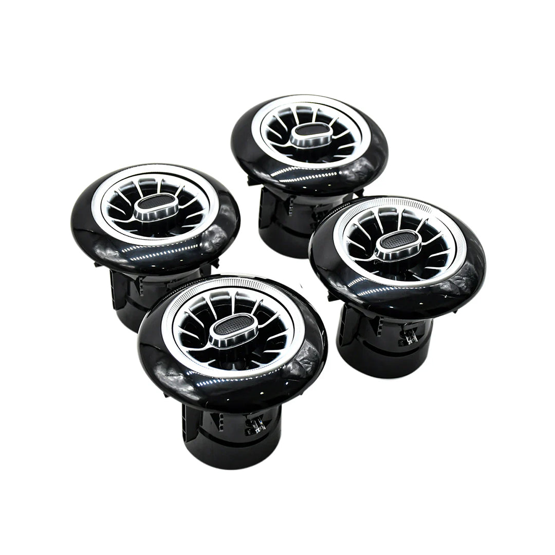 Uniauto Cardi Ambient, Smart LED Ambient Light AC vent Kit for Interior Car Lighting, Atmosphere Lamp K3 Plus 7th Gen, 4-in-1, For Thar and Thar Roxx proper fit | With App control
