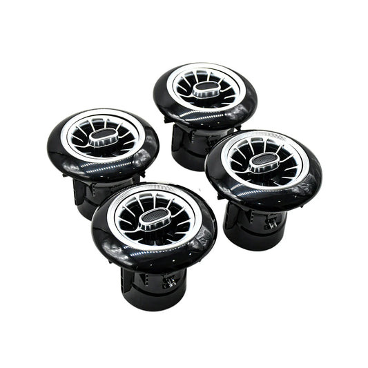 Uniauto Cardi Ambient, Smart LED Ambient Light AC vent Kit for Interior Car Lighting, Atmosphere Lamp K3 Plus 7th Gen, 4-in-1, For Thar and Thar Roxx proper fit | With App control