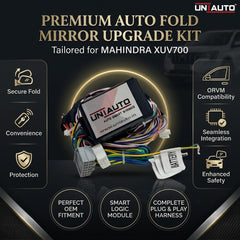 Auto Fold ORVM or Mirror Upgrade kit for Mahindra XUV700 | Install Auto fold ORVM into Base and mid models