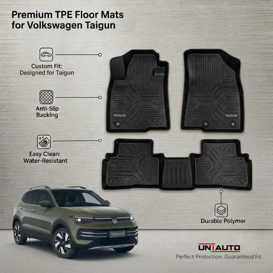 GFX Style Uniauto Tru Fit mats for Volkswagen Taigun