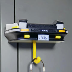 Wall-Mounted Key Rack with Glowing Pop-Up Headlights – Functional and Decorative Automotive Accessory for Car Enthusiasts and Collectors