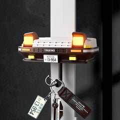 Wall-Mounted Key Rack with Glowing Pop-Up Headlights – Functional and Decorative Automotive Accessory for Car Enthusiasts and Collectors