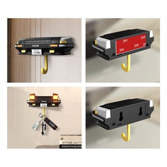 Wall-Mounted Key Rack with Glowing Pop-Up Headlights – Functional and Decorative Automotive Accessory for Car Enthusiasts and Collectors