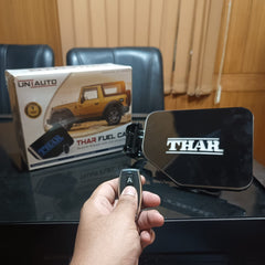Uniauto Illuminated and Remote-Controlled Fuel cap opener | Wireless Fuel Lid for THAR