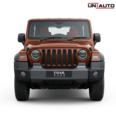 Wrangler Style ABS Front Grill for Mahindra Thar Roxx 2024 onwards