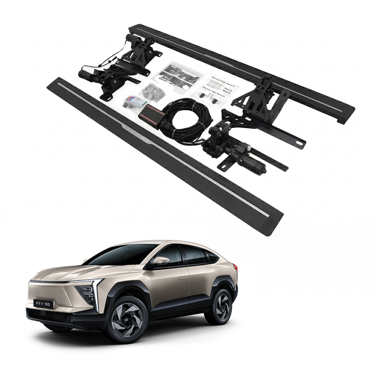 Automatic Side Step (Electric) For Mahindra XEV9E | Automatic Foot Step