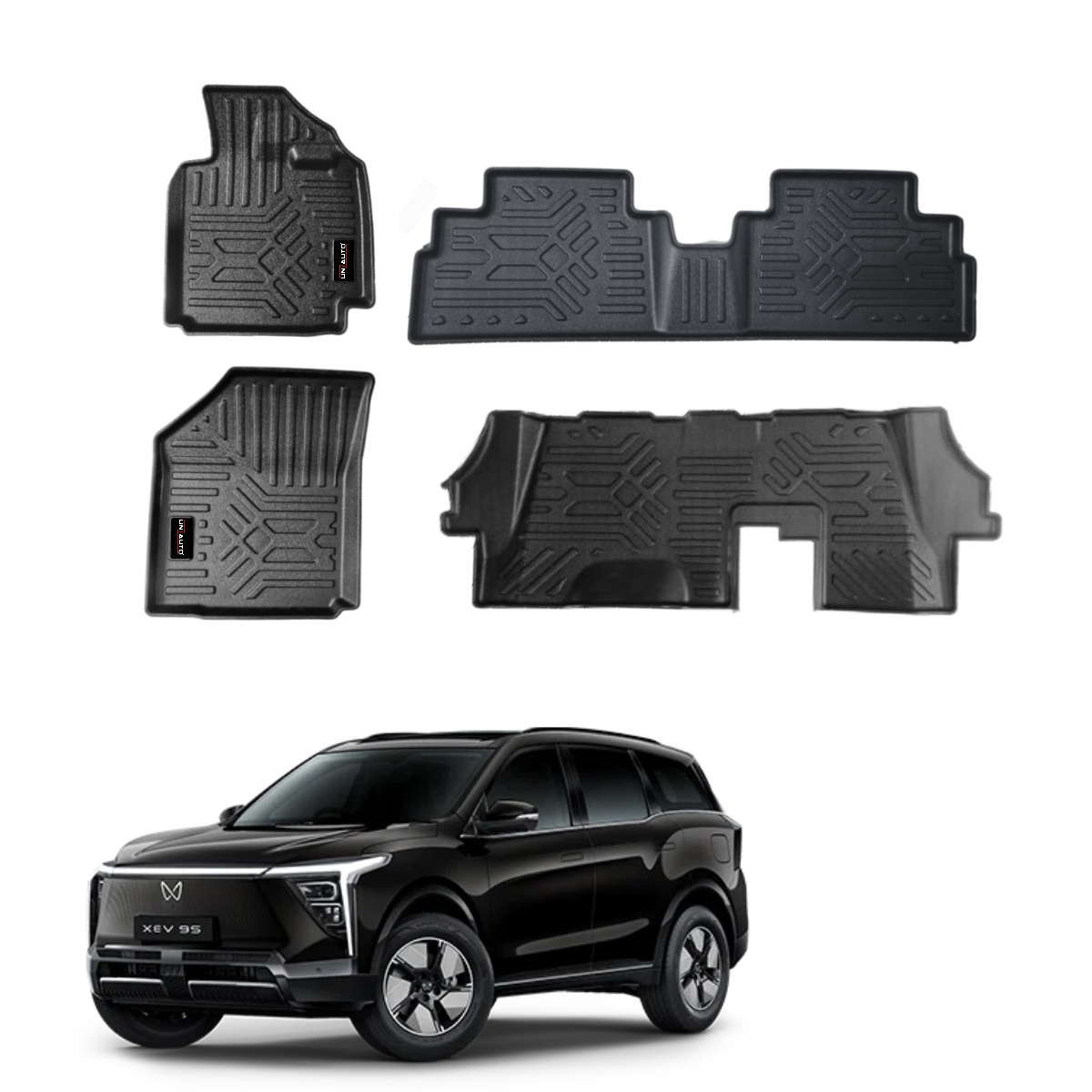 GFX Style Uniauto Tru Fit mats for Mahindra XEV9S