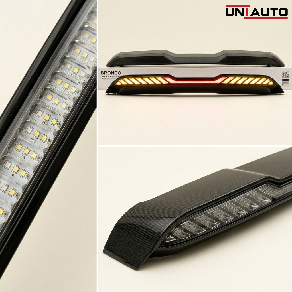 Bronco type Matrix Style LED Spoiler for Thar Roxx and Thar
