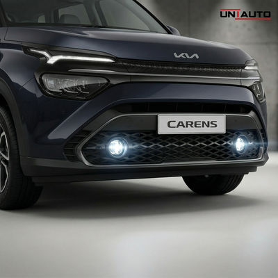 3 Inch Projector Foglamp Slot Lower Grill for KIA Carens | Direct Fit Lower Bumper Fog Lamp Mount