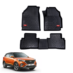 GFX Style Uniauto Tru Fit mats  for Hyundai Creta 2018 onwards