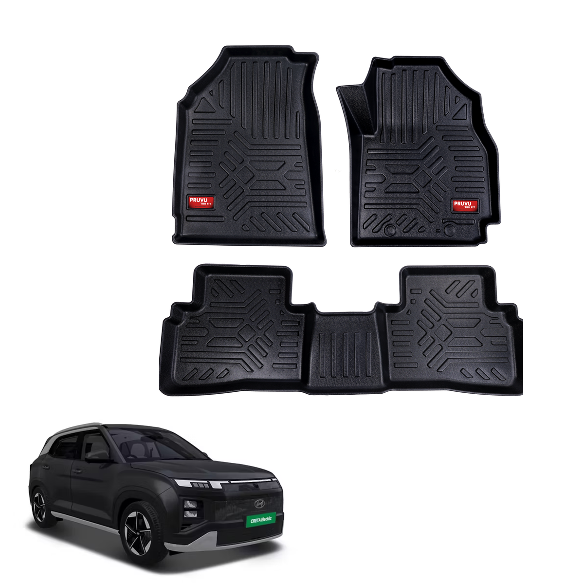 GFX Style Uniauto Tru Fit mats for Hyundai Creta ev