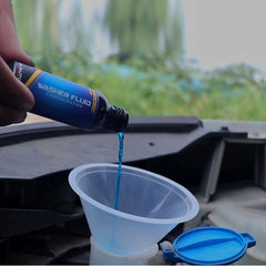 Washer Fluid Concentration - Pack of 5 (5 X 50 ml) - Free Glass Cleaning Cloth