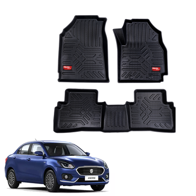 Pruvu Premium Lifelong mats for Maruti Suzuki Dzire