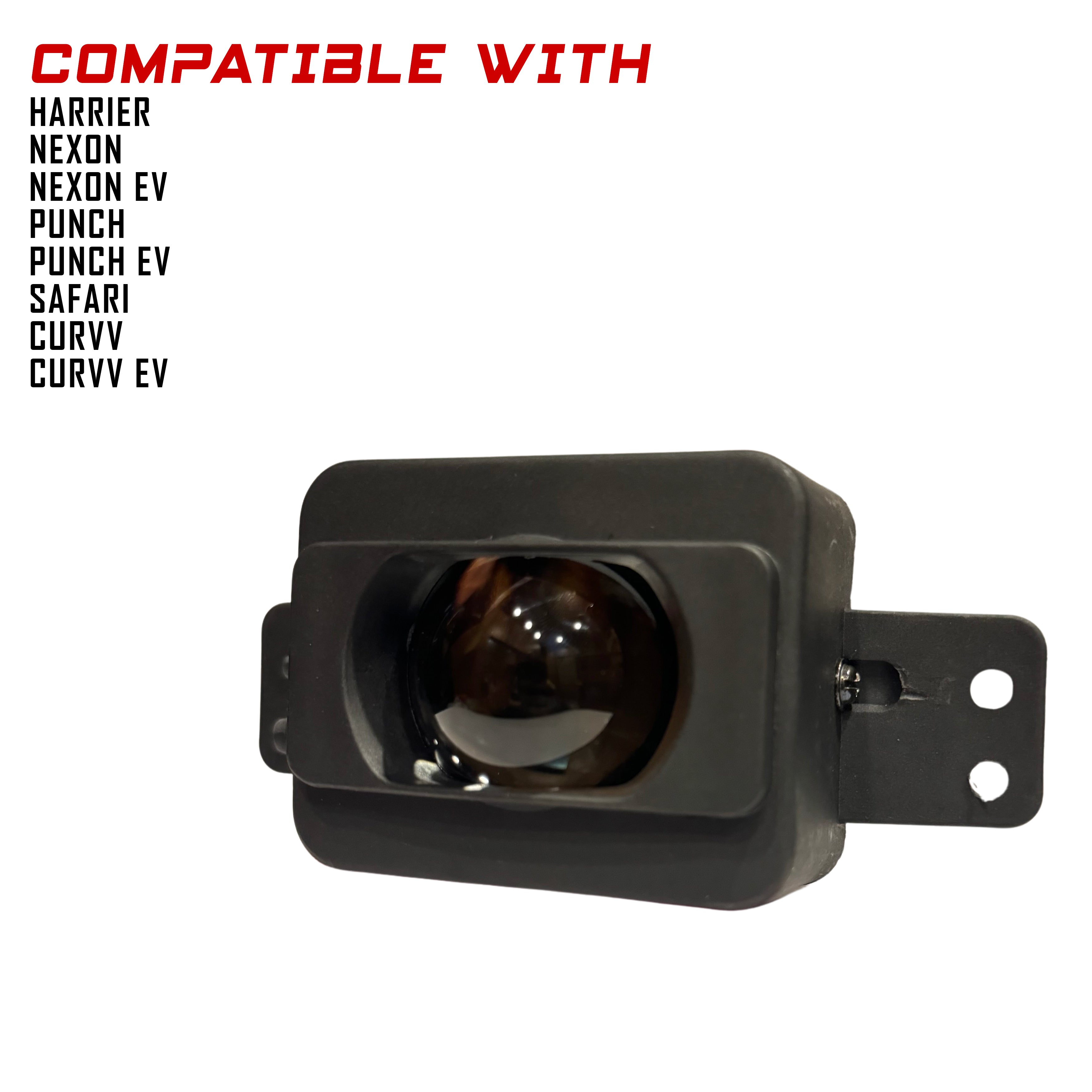 Projector Fog Lamp pair | Plug and Play | for TATA Nexon, Nexon EV, Punch, Punch EV, Harrier, Harrier EV, Safari, Altroz, Curvv & Curvv EV