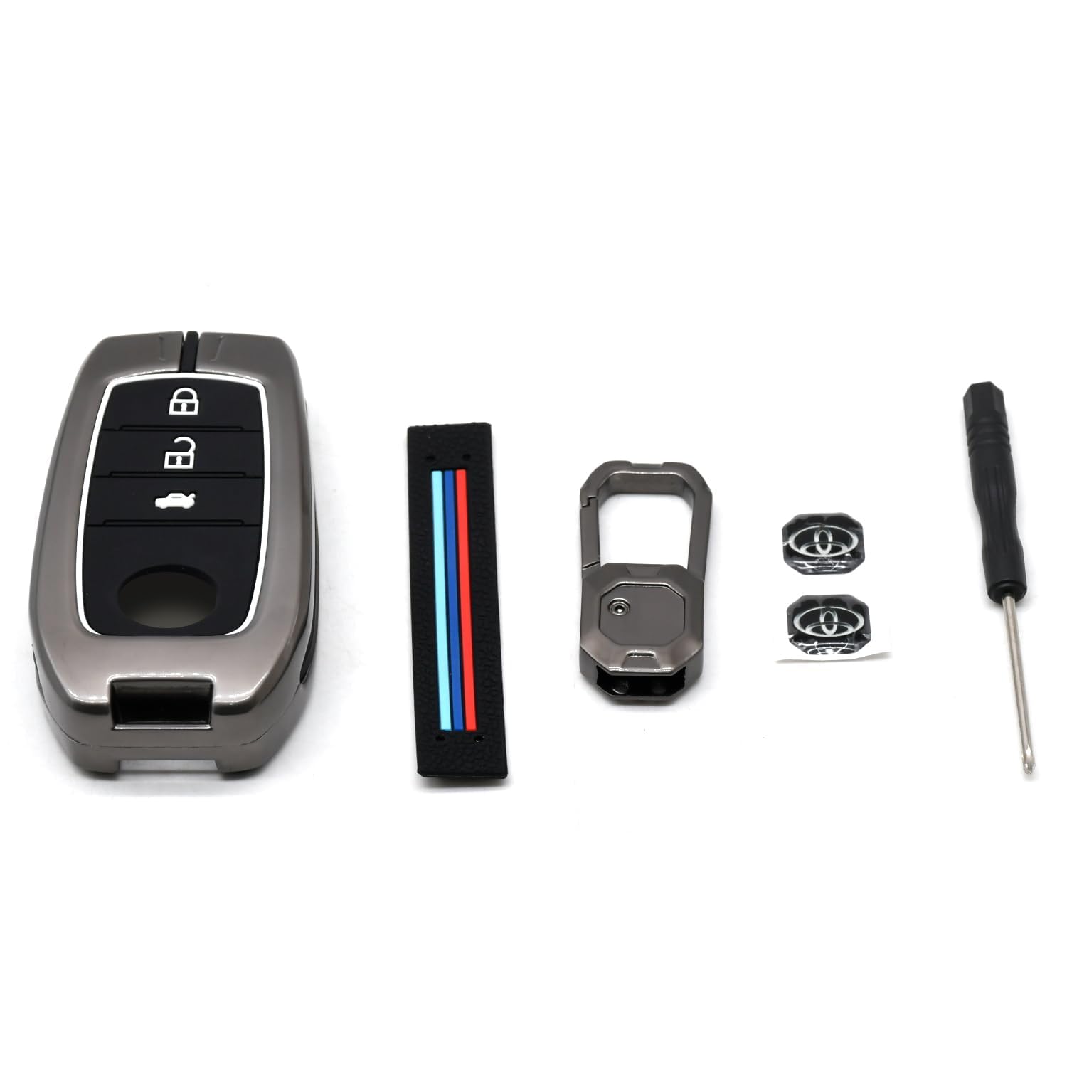 Metal Key Cover for Fortuner, Invicto, Innova Hycross