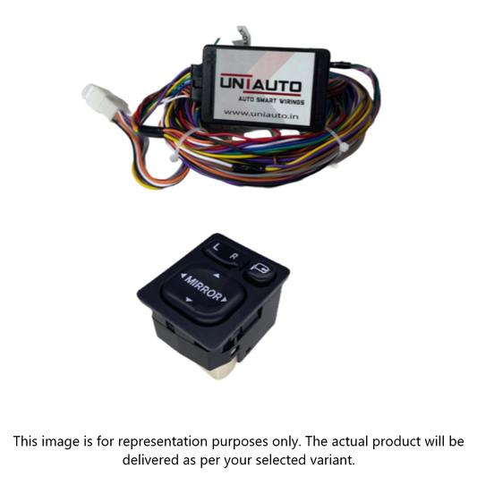Auto Fold ORVM or Mirror Upgrade kit Universal Fitting | Install Auto fold ORVM into Base and mid models | 1 year warranty