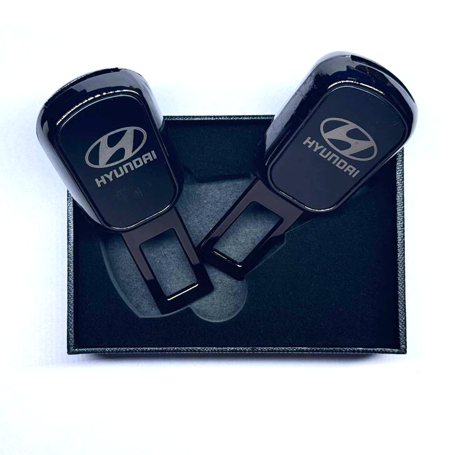 Uniauto 2 in 1 Premium Alarm Stopper and Belt Holder| Black | Seat Belt Buckle