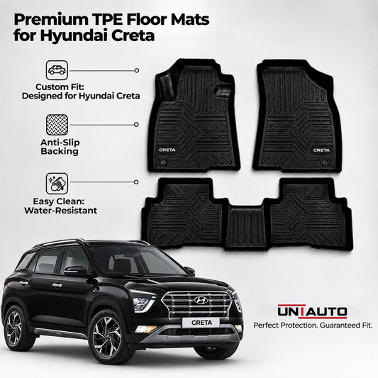 GFX Style Uniauto Tru Fit mats for Hyundai Creta 2020 onward