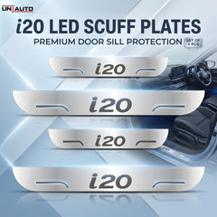 LED Footstep or Scuff Plate for All Hyundai Cars