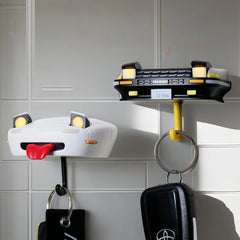 Wall-Mounted Key Rack with Glowing Pop-Up Headlights – Functional and Decorative Automotive Accessory for Car Enthusiasts and Collectors
