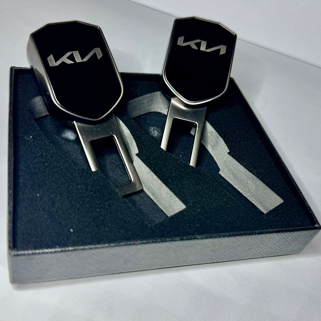 Uniauto in Premium Alarm Stopper and Belt Holder| Black Seat Bel